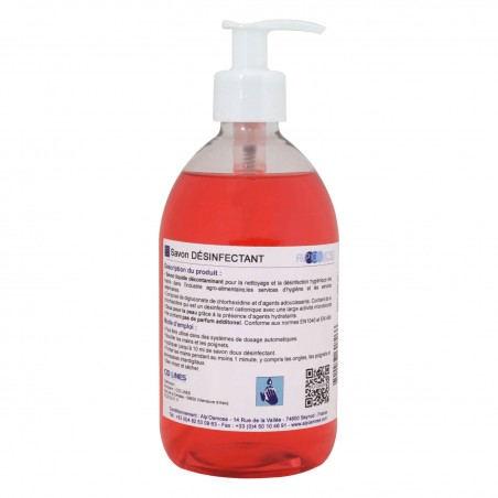 Savon désinfectant pour les mains