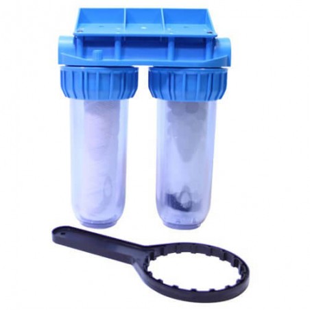 Carter porte filtre Duo 10" - Copyright Alp'Osmose - 002389