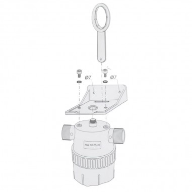 Equerre de fixation simple