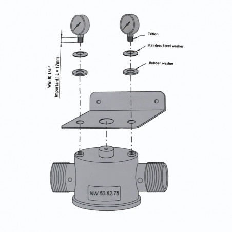 Equerre de fixation simple